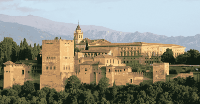 Alhambra palace in Granada